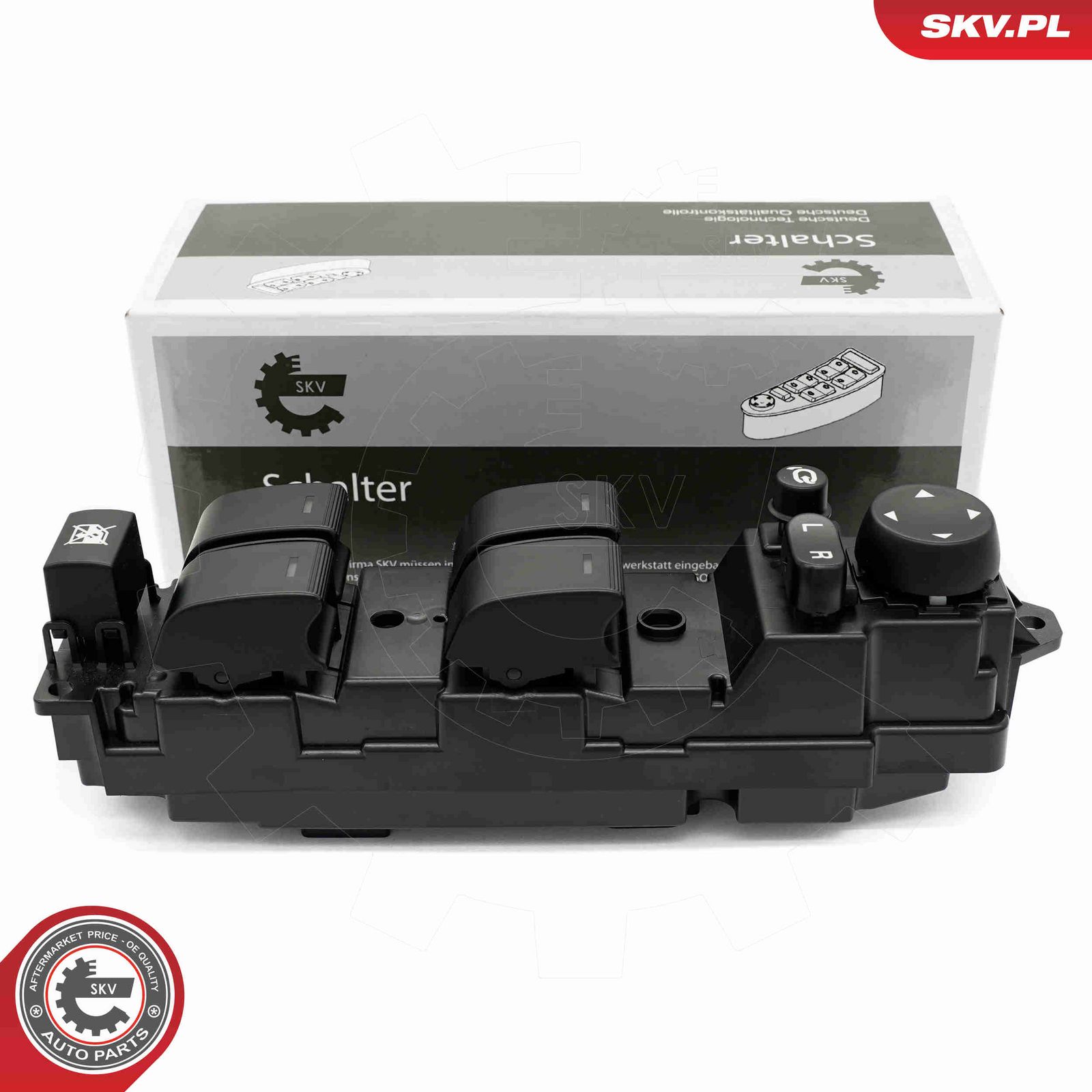 Выключатель, стеклолодъемник