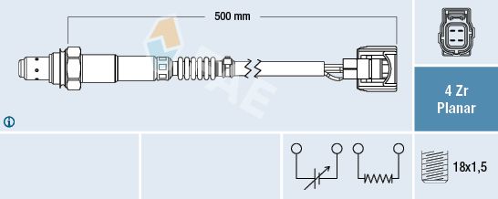 Sonda lambda FAE 77617
