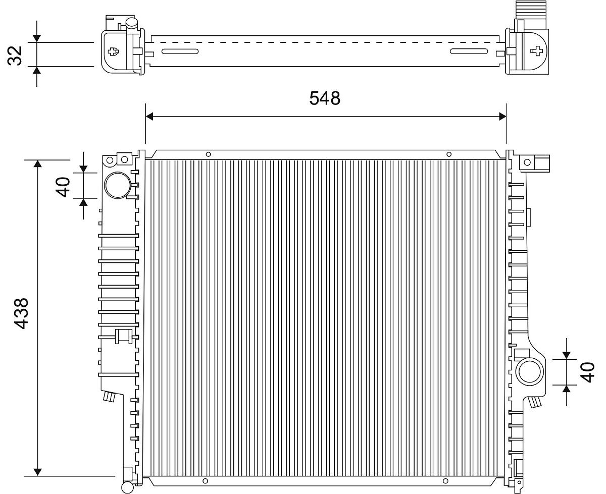 Radiateur, refroidissement du moteur