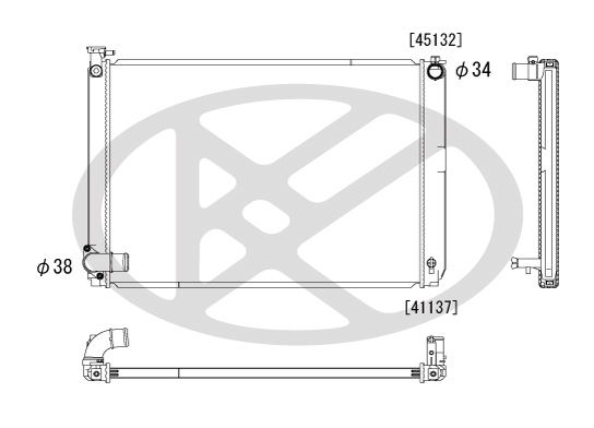Radiator, racire motor KOYORAD PL011979