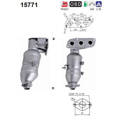 Katalizator AS 171400Q050