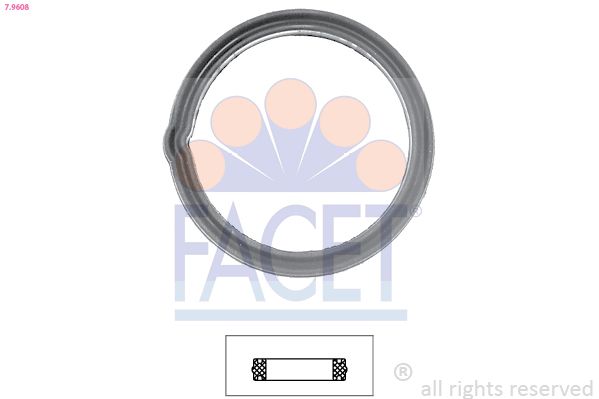 Uszczelka, termostat FACET 7.9608