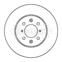 Tarcza hamulcowa BORG & BECK BBD4027