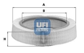 Vzduchový filtr UFI 30.976.00