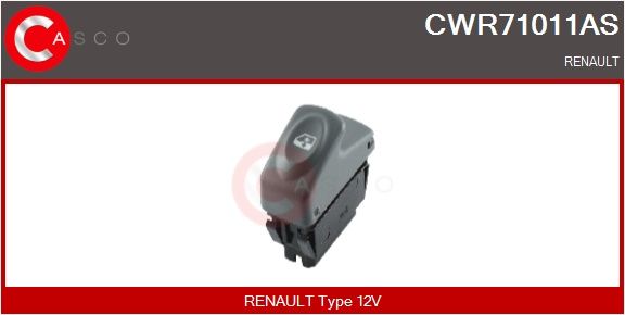 Spínač, zvedací zařízení oken CASCO CWR71011AS