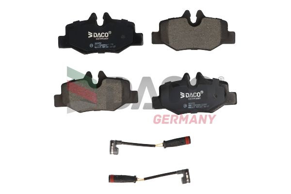 Zestaw klocków hamulcowych, hamulce tarczowe DACO GERMANY 323352