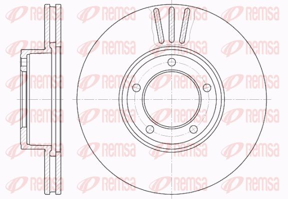 Tarcza hamulcowa KAWE 61962 10