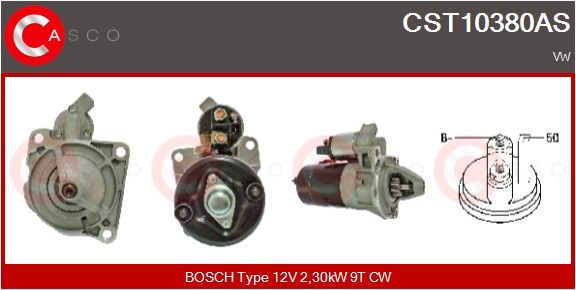 Levně Startér CASCO CST10380AS