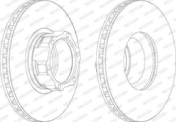 Tarcza hamulcowa FERODO FCR119A