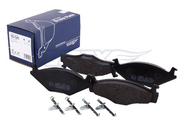 Levně Sada brzdových destiček, kotoučová brzda TOMEX Brakes 10-141