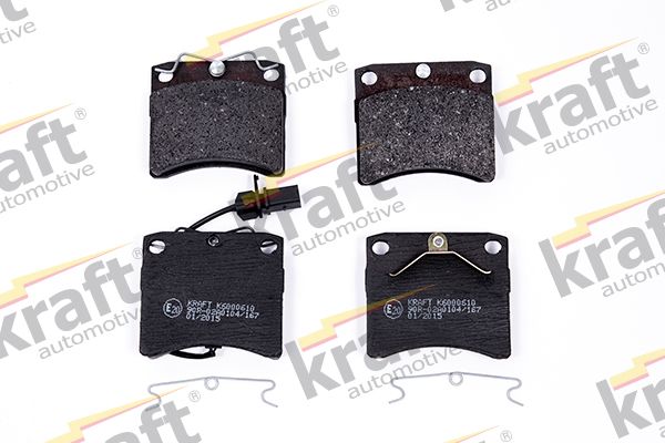 Sada brzdových destiček, kotoučová brzda KRAFT AUTOMOTIVE 6000610