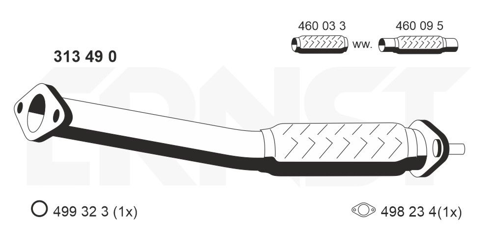 Racord evacuare ERNST 313490