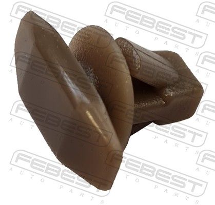 Zacisk zabezpieczający, wygłuszenie pokrywy silnika FEBEST 88570-010