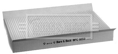 Filtr, wentylacja przestrzeni pasażerskiej BORG & BECK BFC1059