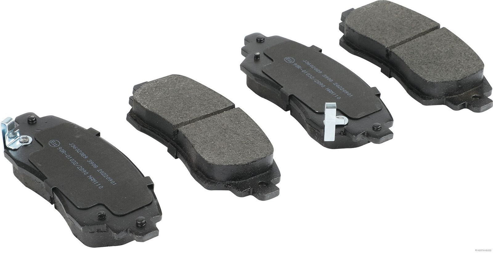 set placute frana,frana disc HERTH+BUSS JAKOPARTS J3602089