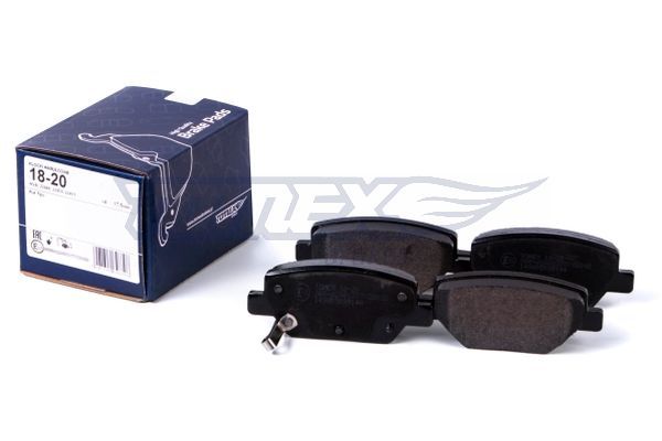 Levně Sada brzdových destiček, kotoučová brzda TOMEX Brakes 18-20