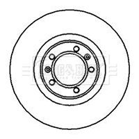 Tarcza hamulcowa BORG & BECK BBD4878