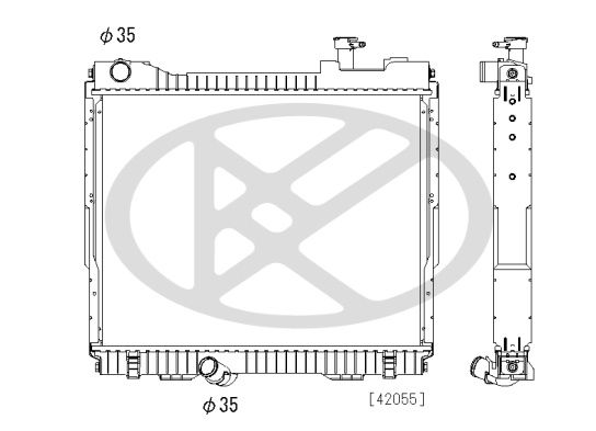 Radiator, racire motor KOYORAD PL023261