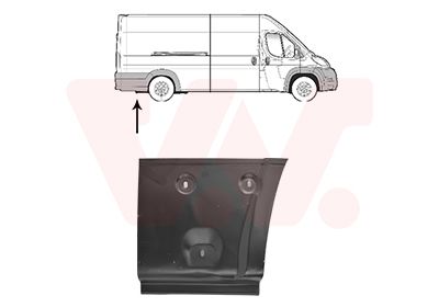 Ściana boczna VAN WEZEL 0982134
