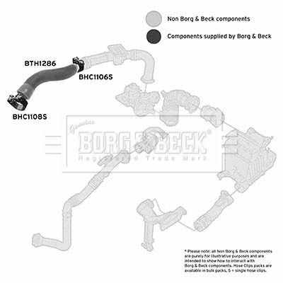 Przewód powietrza doładowującego BORG & BECK BTH1286