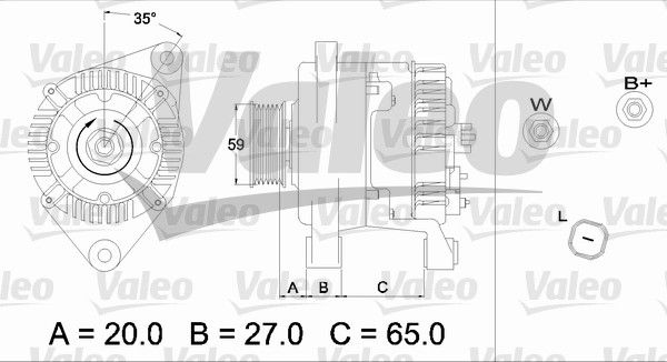 Alternator VALEO 437347