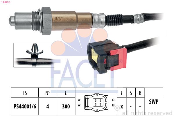 Sonda lambda FACET 10.8212
