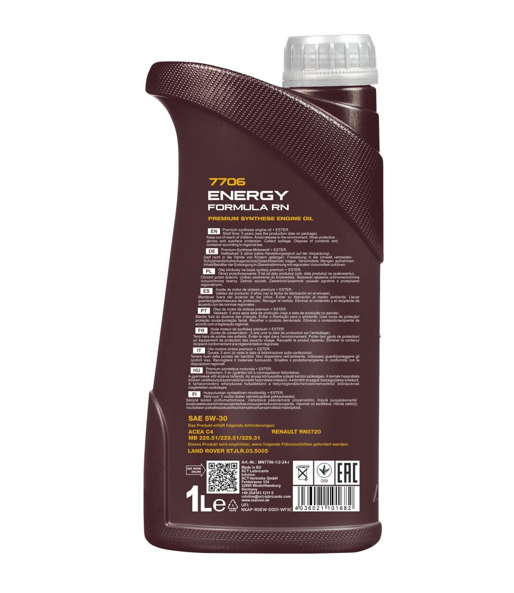 Motorový olej MANNOL 7706 OEM RN/NI 5W-30, 1L