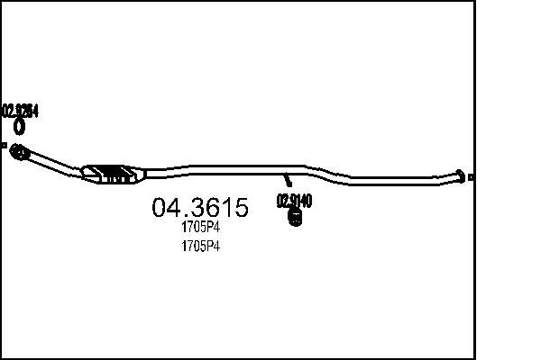 Katalizator MTS 04.3615