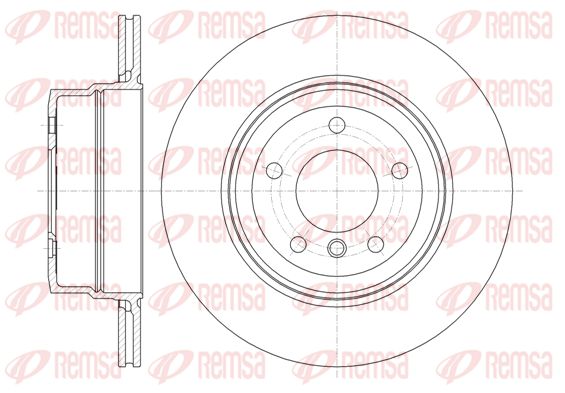 Tarcza hamulcowa KAWE 61336 10