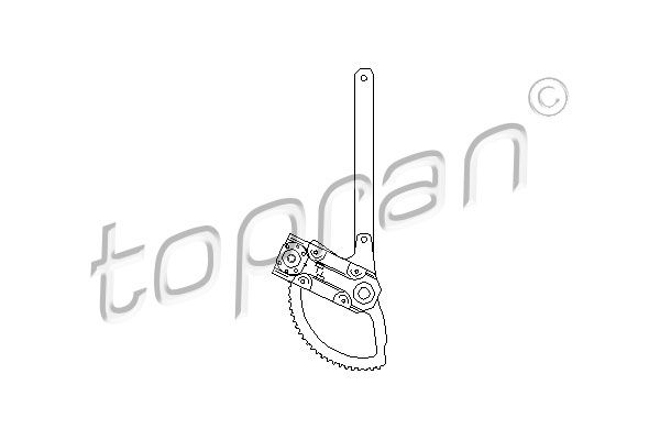 Podnośnik szyby TOPRAN 401 669