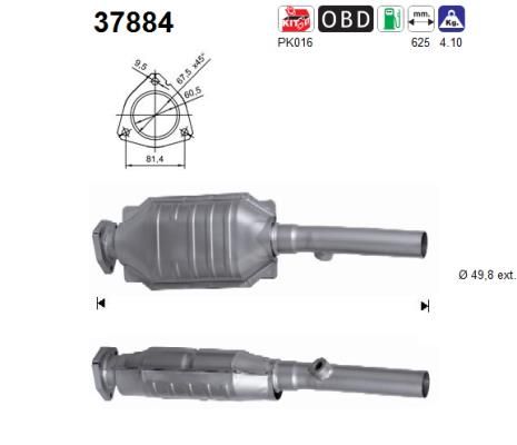Katalizator AS 1J0253023X