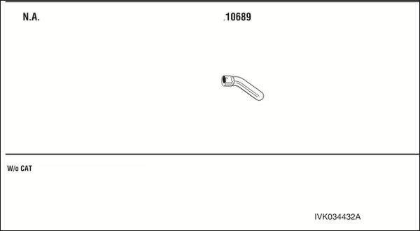 Układ wydechowy WALKER IVK034432A