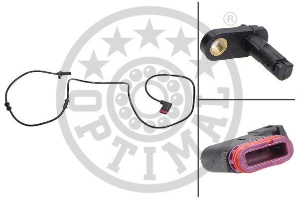 Czujnik, prędkość obrotowa koła OPTIMAL 06-S107
