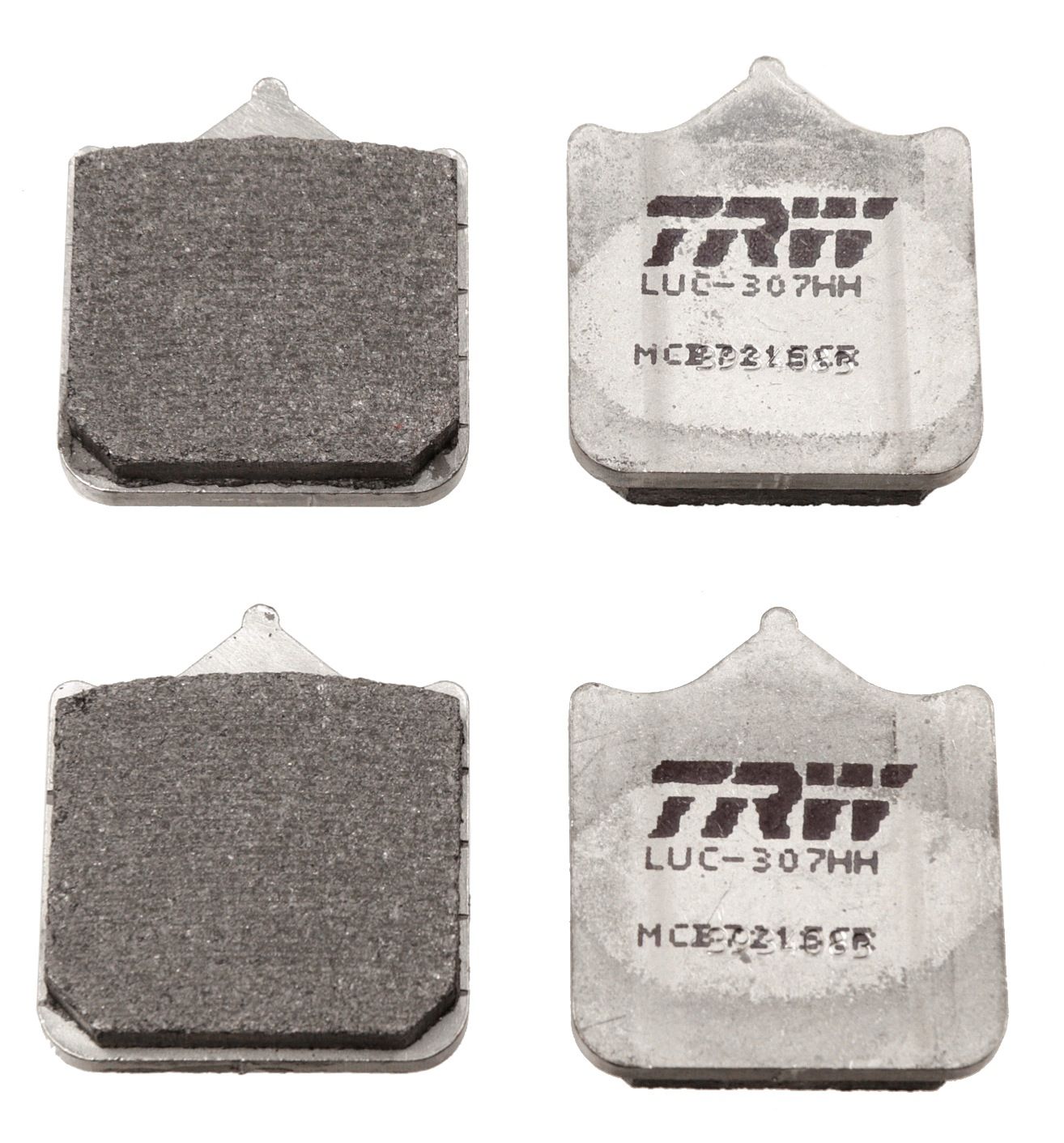 Zestaw klocków hamulcowych, hamulce tarczowe TRW MCB721SCR