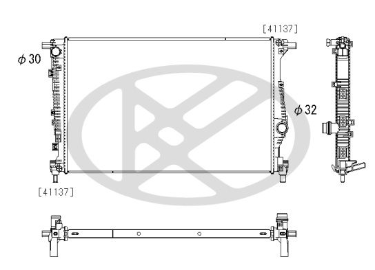 Radiator, racire motor KOYORAD PL333689