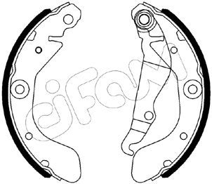 Zestaw szczęk hamulcowych CIFAM 153-553
