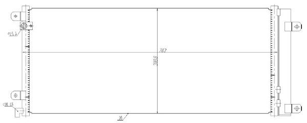 Condensator, climatizare MTR 13054850