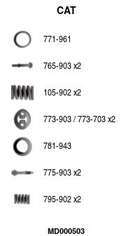 Katalizator FA1 174100D120