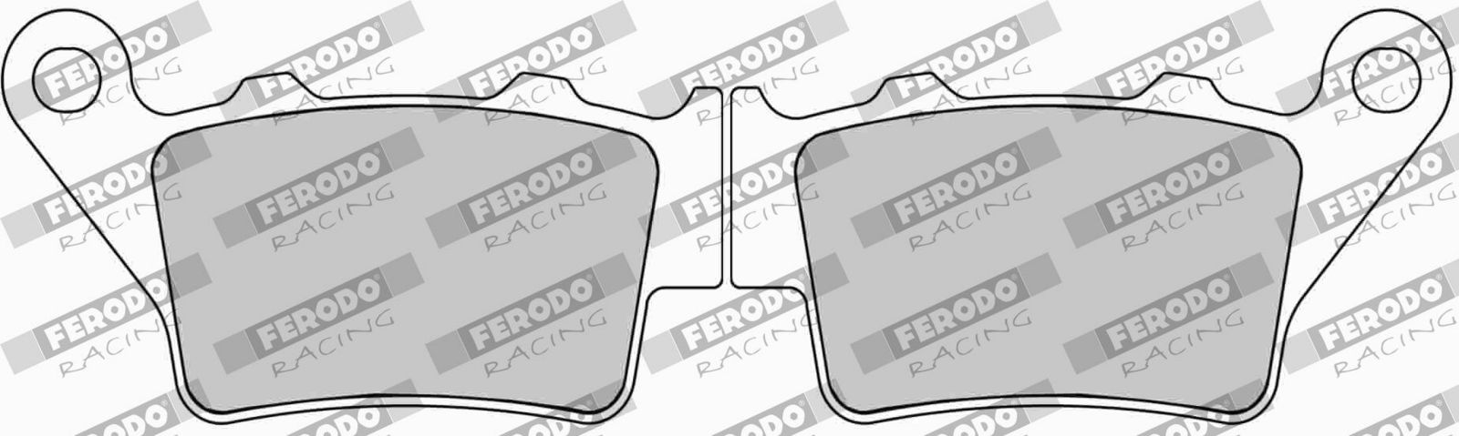 set placute frana,frana disc FERODO RACING FDB2005P