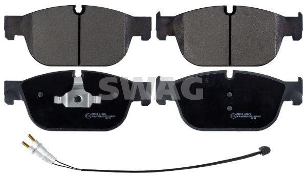 Zestaw klocków hamulcowych, hamulce tarczowe SWAG 62 91 6862