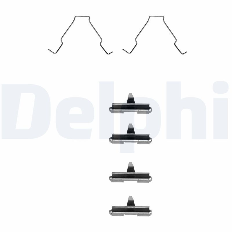 Sada příslušenství, obložení kotoučové brzdy DELPHI LX0267