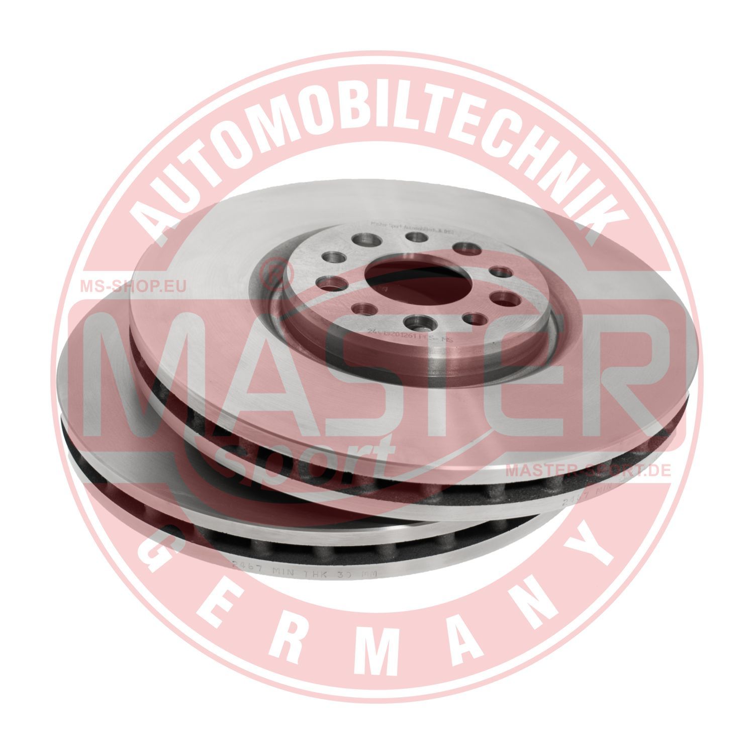 Tarcza hamulcowa MASTER-SPORT GERMANY 24013201261-SET-MS