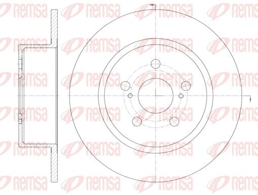 Brzdový kotouč REMSA 6878.00