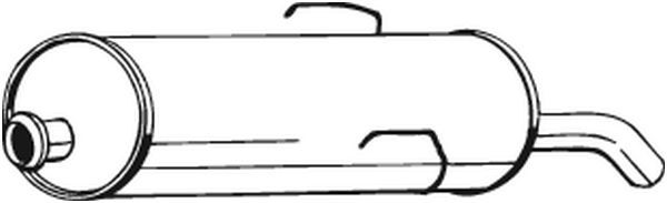 Tłumik końcowy BOSAL 190-805