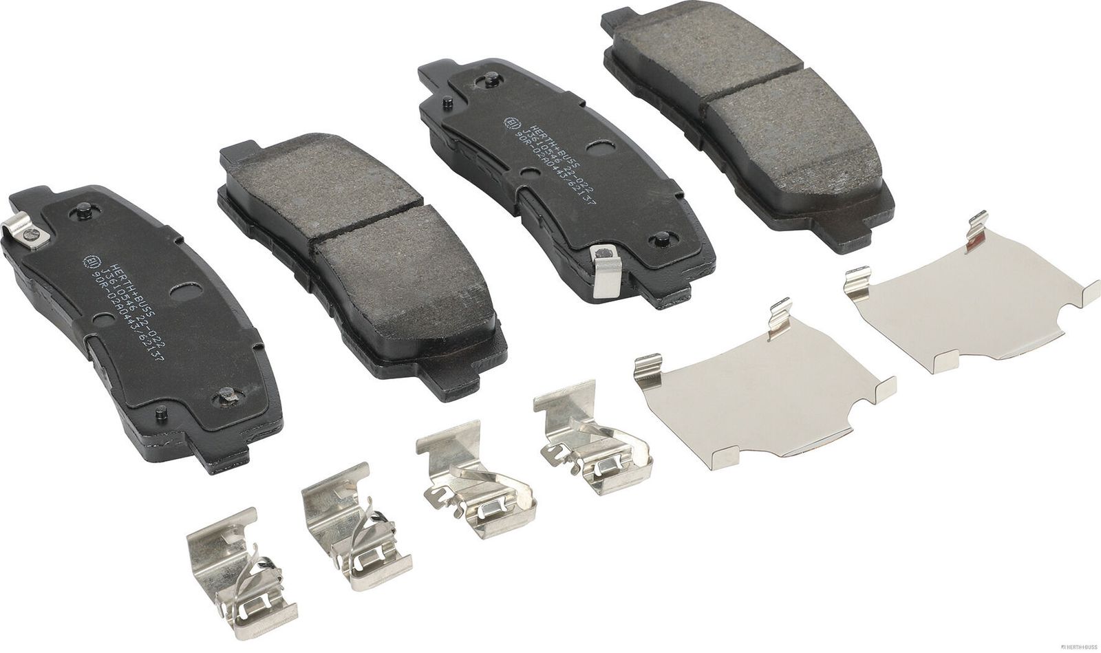 set placute frana,frana disc HERTH+BUSS JAKOPARTS J3610546