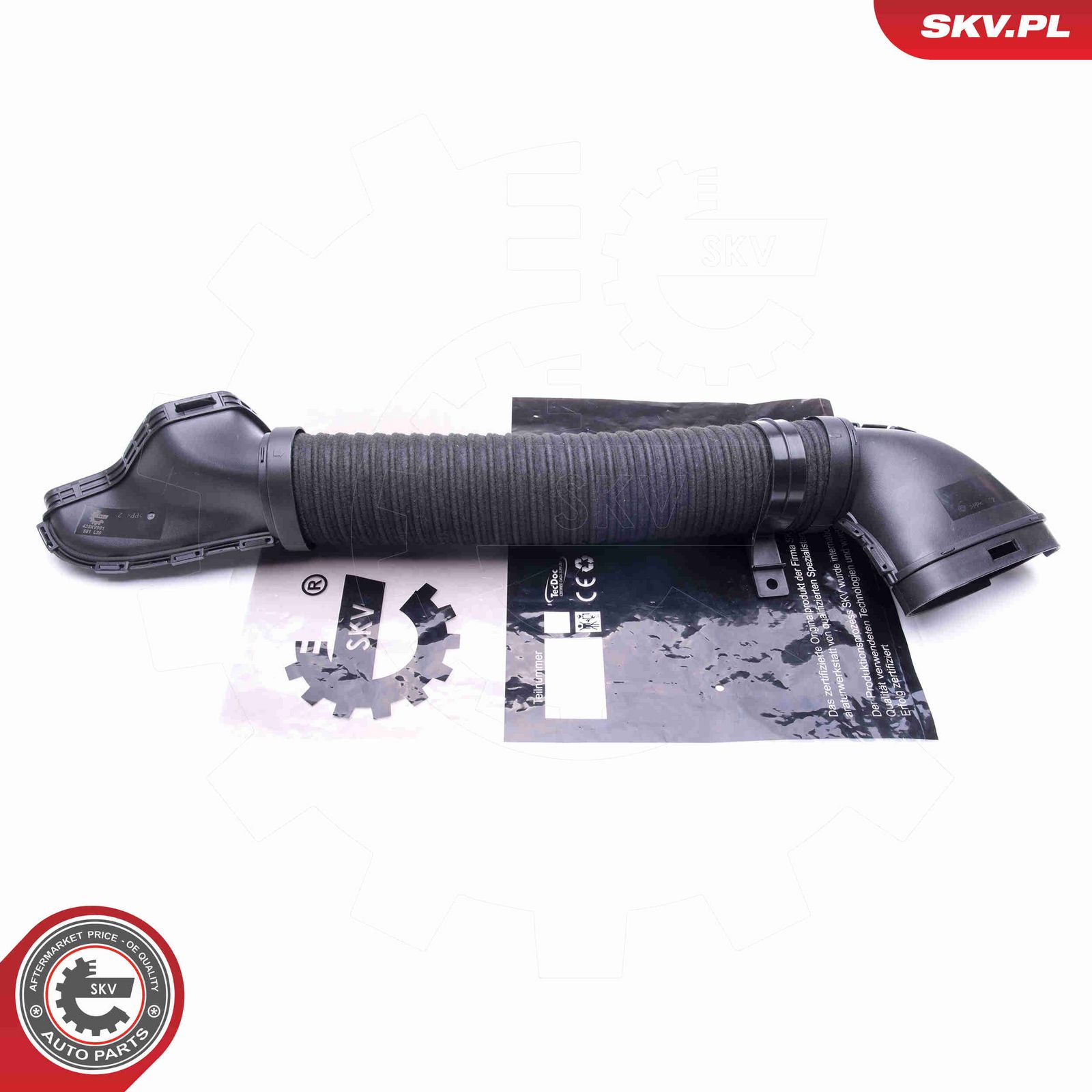 Рукав воздухозаборника, воздушный фильтр