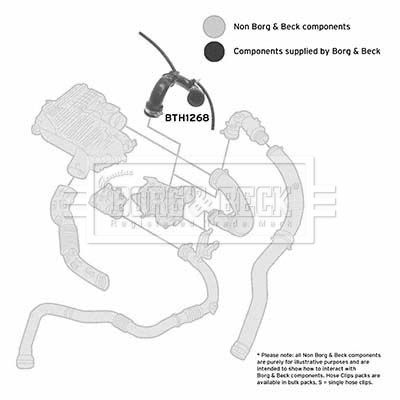 Przewód powietrza doładowującego BORG & BECK BTH1268