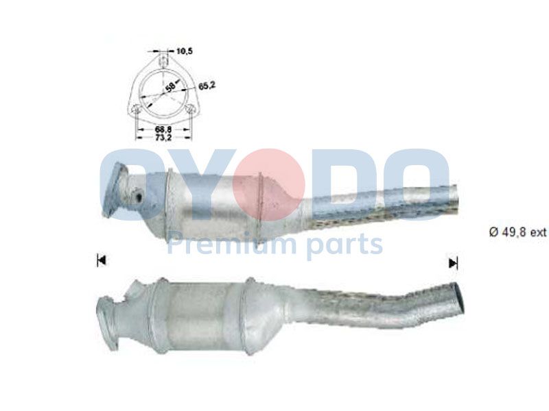 Katalizator OYODO 8A0131089X
