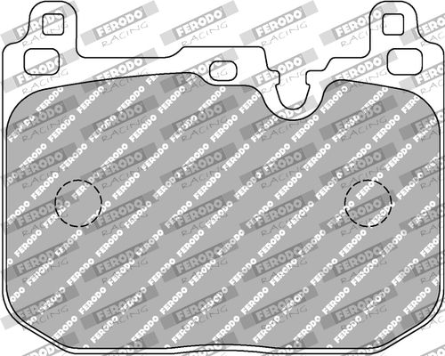 Zestaw klocków hamulcowych, hamulce tarczowe FERODO RACING FCP4611Z