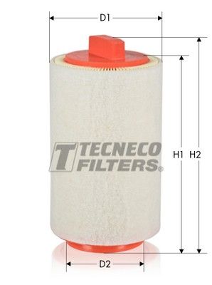 Filtr powietrza TECNECO FILTERS AR1287S